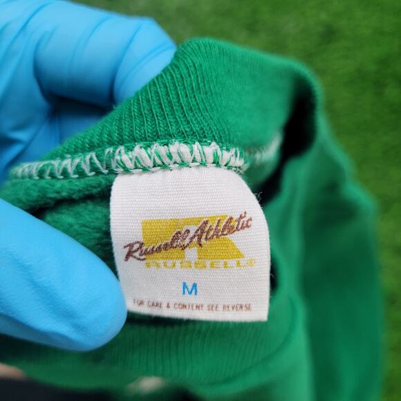 Vintage 80s Russell Athletic GESU Sweatshirt Mens Medium Womens Large - Picture 11 of 12